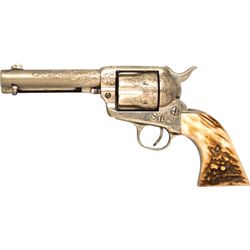 Custom-Engraved Colt Single Action Revolver.... (Total: 1 Items)