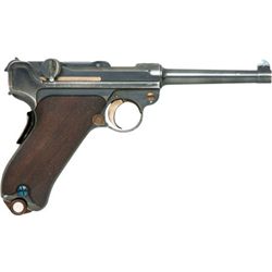 *1900 Commercial Swiss Luger Semiautomatic Pistol with Leather Holster and Harness.... (Total: 1 Ite