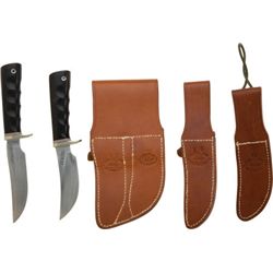 Pair of Randall Hunting Knives in Dual Sullivan Scabbard.... (Total: 1 Items)