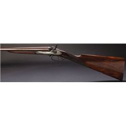 Cased 20 Gauge E. M. Reilly Sidelever Hammer Double Barrel Shotgun.... (Total: 1 Items)