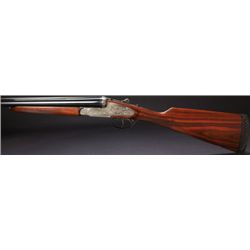 **12 Gauge American Arms Derby Model Sidelock Ejector Double Barrel Shotgun by F. Sarriugarie.... (T