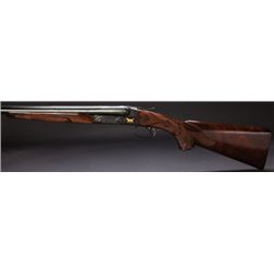 *12 Gauge Winchester Model 21 Double Barrel Shotgun with Gold Inlays - Three Barrel and Two Fore-end