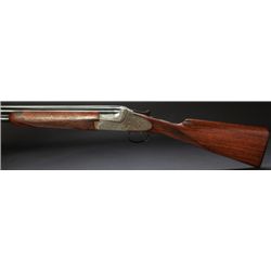 **Cased 12 Gauge Merkel 203E Sidelock Ejector Over and Under Shotgun.... (Total: 1 Items)