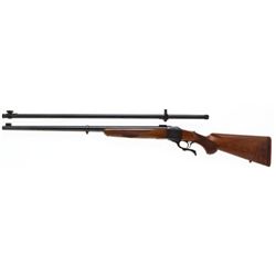 **Cased 45-70 Ruger/Lyman Centennial 1878 Edition II Rifle and Telescopic Sight Set.... (Total: 1 It