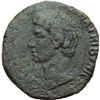 Image 1 : Impero Romano.    Augusto (27 a.C-14 d.C). Asse, 8-7 a.C. D/ [CAESAR AVGVST PONT M]AX TRIBVNIC POT. 