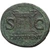 Image 2 : Impero Romano.    Augusto (27 a.C-14 d.C). Asse, emesso da Tiberio. D/ DIVVS AVGVSTVS PATER. Testa r