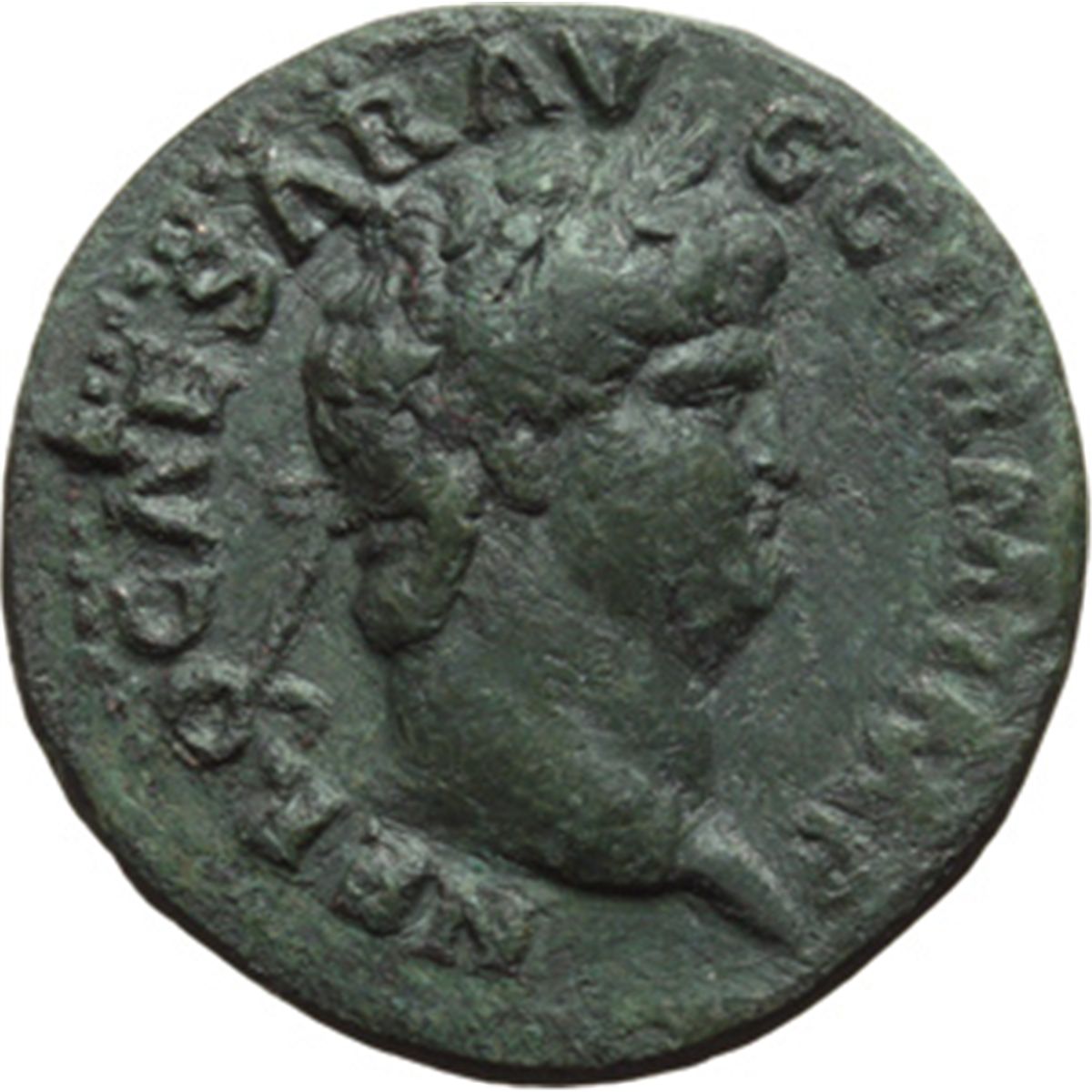 Impero Romano Nerone 54 68 Asse D Nero Caesar Avg Germ Imp Testa Laureata A Destra R Sc