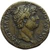 Impero Romano.    Adriano (117-138). Sesterzio. D/ HADRIANVS AVGVSTVS. Busto laureato a destra con d