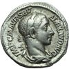 Image 1 : Impero Romano.    Alessandro Severo (222-235). Denario. D/ Busto laureato a destra. R/ AEQVITAS AVG.