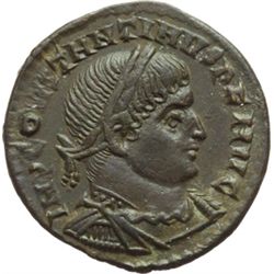 Impero Romano.    Costantino I (307-337). Follis, Roma. D/ IMP CONSTANTINVS PF AVG. Busto laureato, 