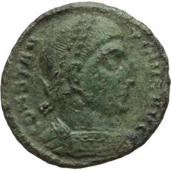 Impero Romano.    Costantino I (307-337). AE 18 mm. Thessalonica. D/ CONSTANTINVS AVG. Busto diadema