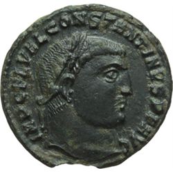 Impero Romano.    Costantino I (307-337). Follis, Heraclea. D/ Busto laureato a destra. R/ IOVI CONS