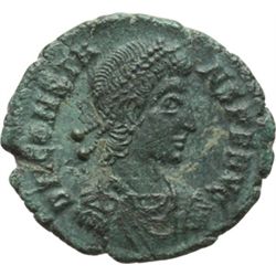 Impero Romano.    Costante (337-350). AE 18 mm. Siscia. D/ Busto diademato, drappeggiato e corazzato