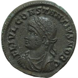 Impero Romano.    Costanzo II (337-361). Follis, Nicomedia. Officina S. D/ FL IVL CONSTANTIVS NOB C.