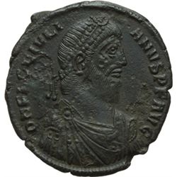 Impero Romano.    Giuliano II l'Apostata (360-363). Doppia maiorina. Heraclea. D/ Busto a destra. R/