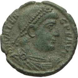 Impero Romano.    Valente (364-378). AE 18 mm. Aquileia. D/ Busto diademato, drappeggiato e corazzat