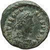 Impero Romano.    Teodosio I (379-395). AE 13 mm. Siscia. D/ Busto diademato, drappeggiato e corazza