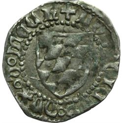 Monete e Medaglie di Zecche Italiane.   Aquileia. Ludovico II (1412-1420). Denaro.   B. 193. AG. g. 