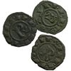 Monete e Medaglie di Zecche Italiane.   Brindisi. Corrado II (1254-1258). Lotto di 3 denari (uno di 