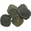Monete e Medaglie di Zecche Italiane.   Brindisi o Messina. Carlo I d'Angiv= (1266-1285). Lotto di 6