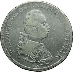 Monete e Medaglie di Zecche Italiane.   Firenze. Pietro Leopoldo di Lorena (1765-1790). Francescone 