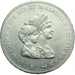 Monete e Medaglie di Zecche Italiane.   Firenze. Carlo Ludovico e Maria Luisa (1803-1807). Dena 1807