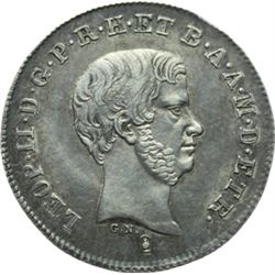 Monete e Medaglie di Zecche Italiane.   Firenze. Leopoldo II di Lorena (1824-1859). Paolo 1845.   Pa