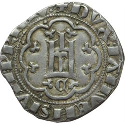 Monete e Medaglie di Zecche Italiane.   Genova. Simon Boccanegra, doge I (1339-1344). Grosso.   MIR 