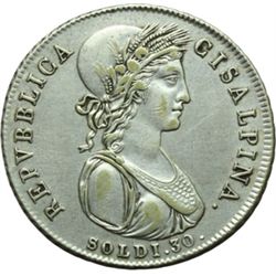 Monete e Medaglie di Zecche Italiane.   Milano. Repubblica Cisalpina (1800-1802). 30 soldi.   Pag. 9