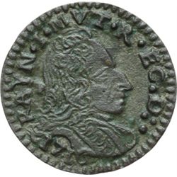 Monete e Medaglie di Zecche Italiane.   Modena. Rinaldo d'Este (1706-1737). Muraiola da 2 bolognini 