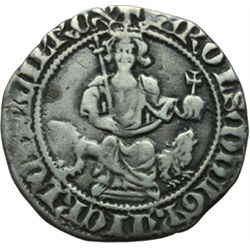 Monete e Medaglie di Zecche Italiane.   Napoli. Carlo II d'Angiv= (1285-1309). Gigliato.   MIR 24. P