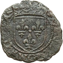 Monete e Medaglie di Zecche Italiane.   Napoli. Luigi XII (1501-1503). Sestino.   MIR 113. P.R. 5. A