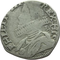 Monete e Medaglie di Zecche Italiane.   Napoli. Filippo III (1598-1621). 15 grani 1618 o 19.   MIR 2