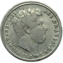 Monete e Medaglie di Zecche Italiane.   Napoli. Ferdinando II (1830-1859). 20 grana 1848.   MIR 509/