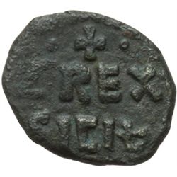 Monete e Medaglie di Zecche Italiane.   Palermo. Enrico VI (1194-1197). Quarto di tercenario, circa 