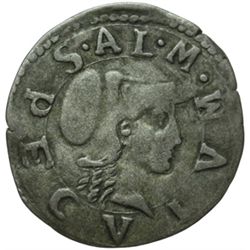 Monete e Medaglie di Zecche Italiane.   Parma. Alessandro Farnese (1586-1591). Parpagliola.   MIR 97