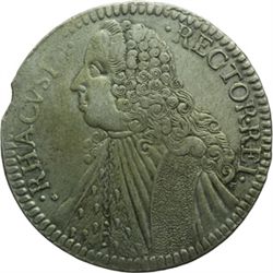 Monete e Medaglie di Zecche Italiane.   Ragusa.  Tallero 1767.   Dav. 1639. AG.     Mancanza di meta