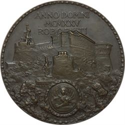 Monete e Medaglie di Zecche Italiane.   Rovereto (Trento).  Medaglia 1925 celebrativa l'installazion