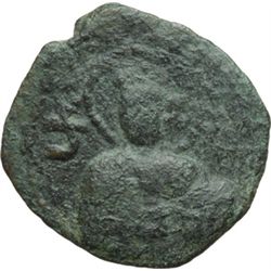 Monete e Medaglie di Zecche Italiane.   Salerno. Ruggiero Borsa (1085-1111). Follaro.   Bellizia 80.