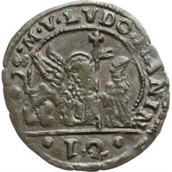 Monete e Medaglie di Zecche Italiane.   Venezia. Ludovico Manin (1789-1797). Soldo da 12 bagattini. 