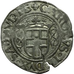 Casa Savoia - Regno di Sardegna - Regno di Italia.  Casa Savoia.  Carlo II (1504-1553). Grosso s.d.,