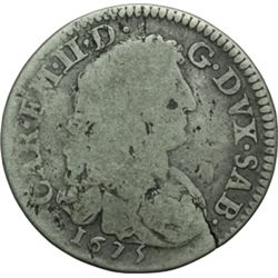 Casa Savoia - Regno di Sardegna - Regno di Italia.  Casa Savoia.  Carlo Emanuele II (1648-1675). Lir