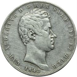 Casa Savoia - Regno di Sardegna - Regno di Italia.  Regno di Sardegna.  Carlo Alberto (1831-1849). 5