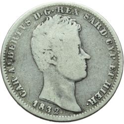 Casa Savoia - Regno di Sardegna - Regno di Italia.  Regno di Sardegna.  Carlo Alberto (1831-1849). L