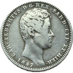Casa Savoia - Regno di Sardegna - Regno di Italia.  Regno di Sardegna.  Carlo Alberto (1831-1849). L