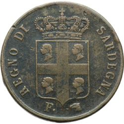 Casa Savoia - Regno di Sardegna - Regno di Italia.  Regno di Sardegna.  Carlo Alberto (1831-1849). 5