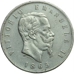 Casa Savoia - Regno di Sardegna - Regno di Italia.  Regno di Italia.  Vittorio Emanuele II  (1861-18