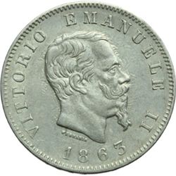 Casa Savoia - Regno di Sardegna - Regno di Italia.  Regno di Italia.  Vittorio Emanuele II  (1861-18