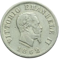 Casa Savoia - Regno di Sardegna - Regno di Italia.  Regno di Italia.  Vittorio Emanuele II  (1861-18