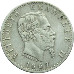 Casa Savoia - Regno di Sardegna - Regno di Italia.  Regno di Italia.  Vittorio Emanuele II  (1861-18